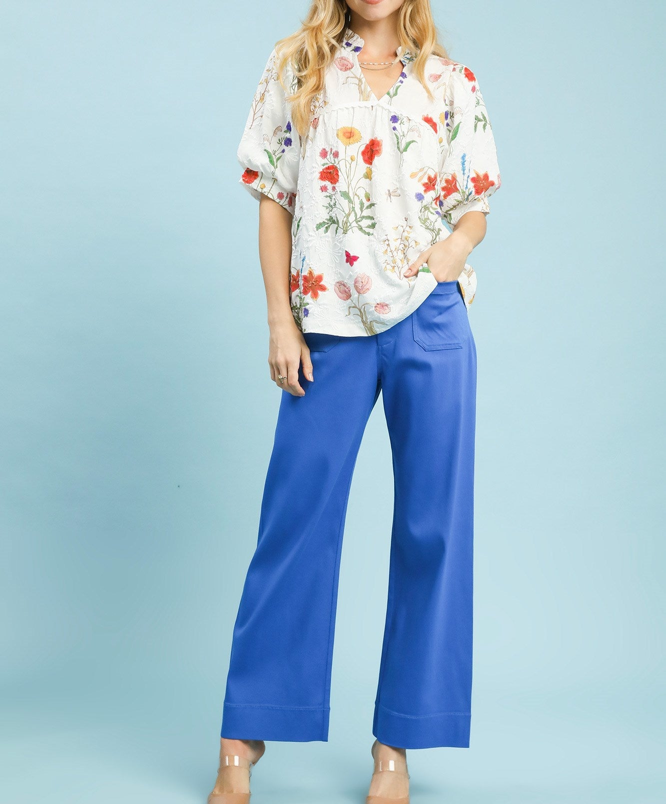 Garden Party Top - Brazos Avenue Market 