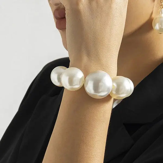 Extra Large Pearl Bracelet - Brazos Avenue Market 