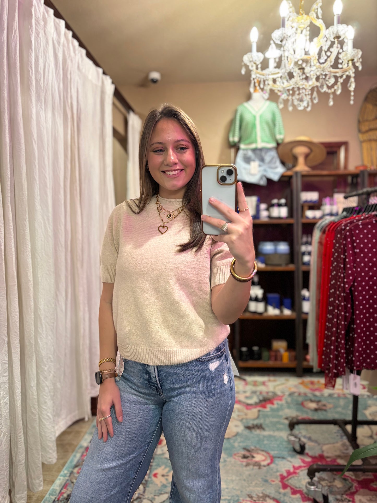 Short Sleeve Sweater