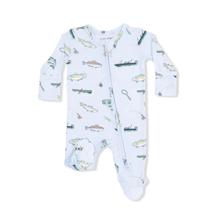Fishing - 2 Way Zipper Footie - Brazos Avenue Market 