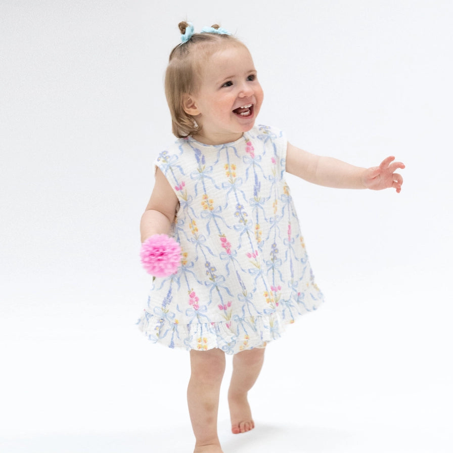 Ribbon Bouquets - Ruffle Back Top and Bloomer - Brazos Avenue Market 