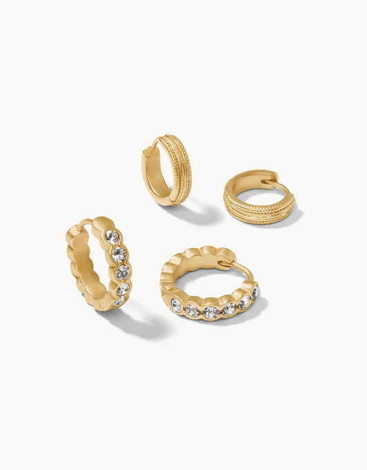 Simple Hoop Earring Set