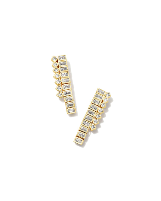 Gracie Tennis Linear Earrings - Brazos Avenue Market 