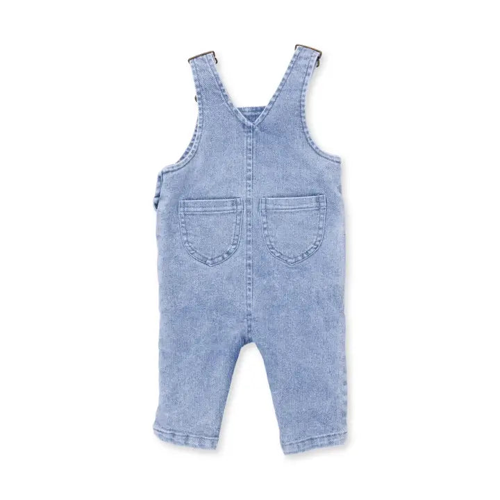 Old School Blue Stretch Denim - Uni Old School Overall