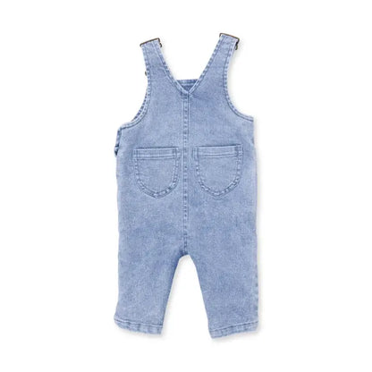 Old School Blue Stretch Denim - Uni Old School Overall