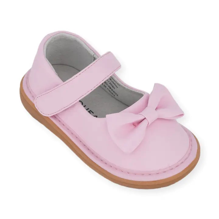 Wee Squeak Pink Bow Shoes