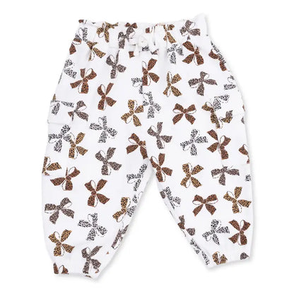 Leopard French Terry - Fashion Cargo Pants
