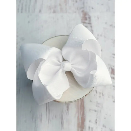 Texas Size Grosgrain Hair Bow - Alligator Clip - 6.5