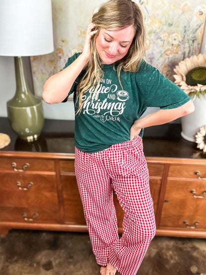 Coffee and Christmas Tee - Brazos Avenue Market 