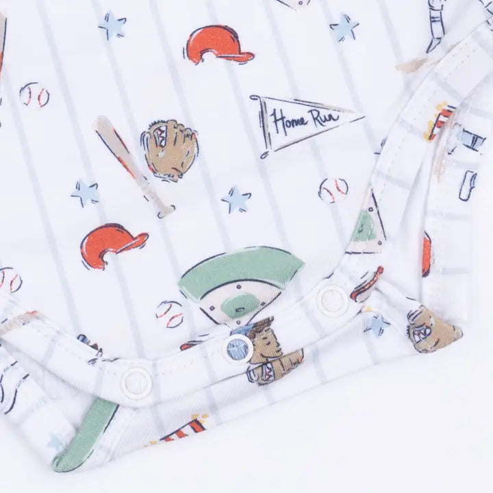 Home Run Baseball - Short Sleeve Bodysuit - Brazos Avenue Market 