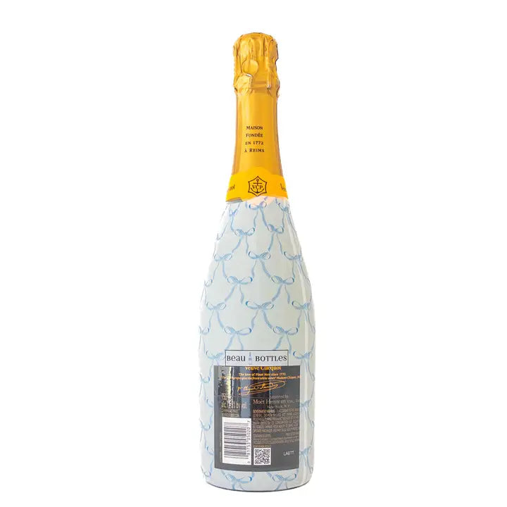 Beau Bottles Grandmillenial Blue Bows - Champagne Collection