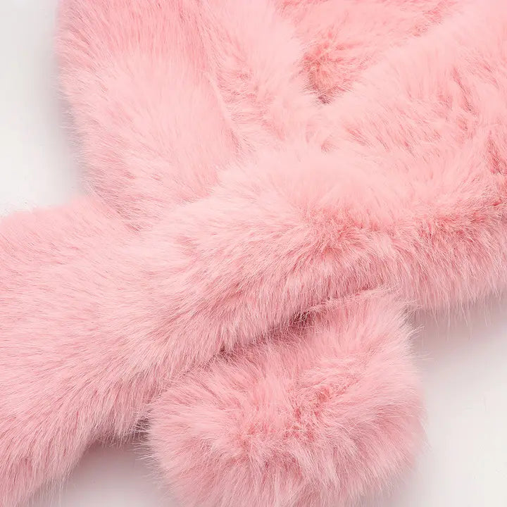 Faux Fur Fluffy Scarf