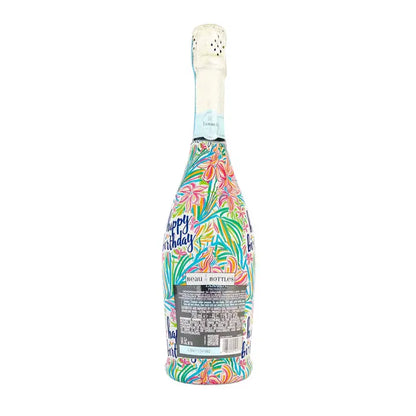Beau Bottles Happy Birthday Floral - Prosecco Collection - Brazos Avenue Market 