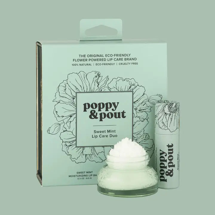 Poppy & Pout Lip Care Duo - Brazos Avenue Market 