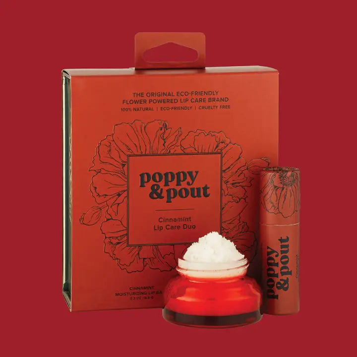 Poppy & Pout Lip Care Duo - Brazos Avenue Market 