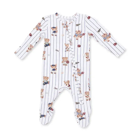 Mixed Sports Bears - 2 Way Zipper Footie