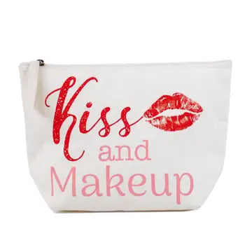 Kiss & Makeup Cosmetic Bag