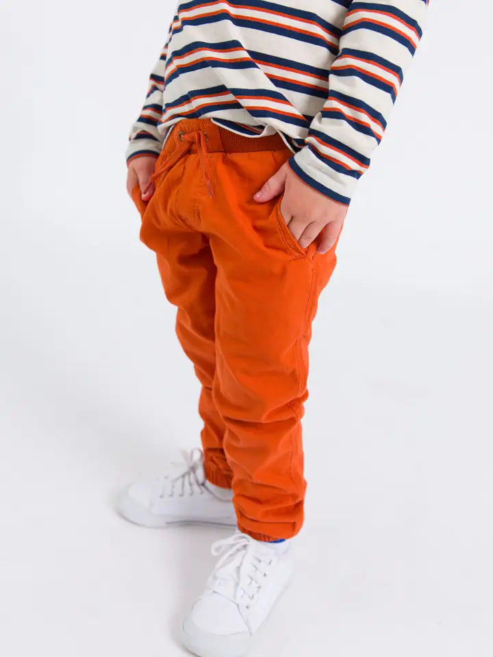Boys Rust Jogger Pants - Brazos Avenue Market 