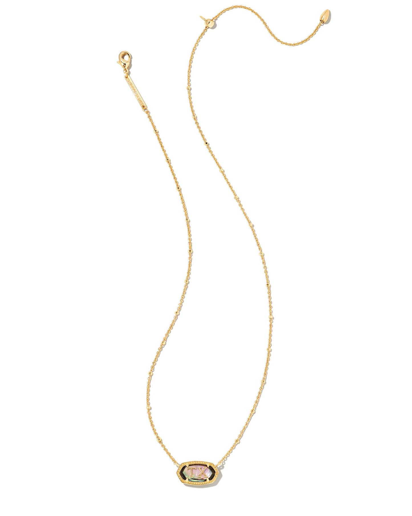 Elisa Texas Necklace - Gold Abalone Shell