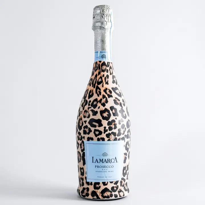 Beau Bottles Tan Leopard - Prosecco Collection