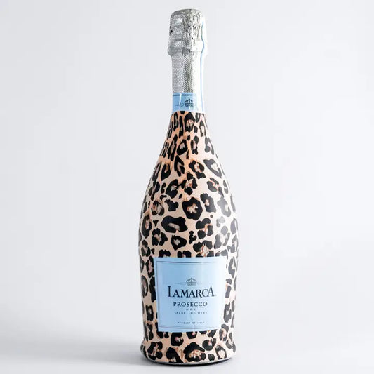 Beau Bottles Tan Leopard - Prosecco Collection
