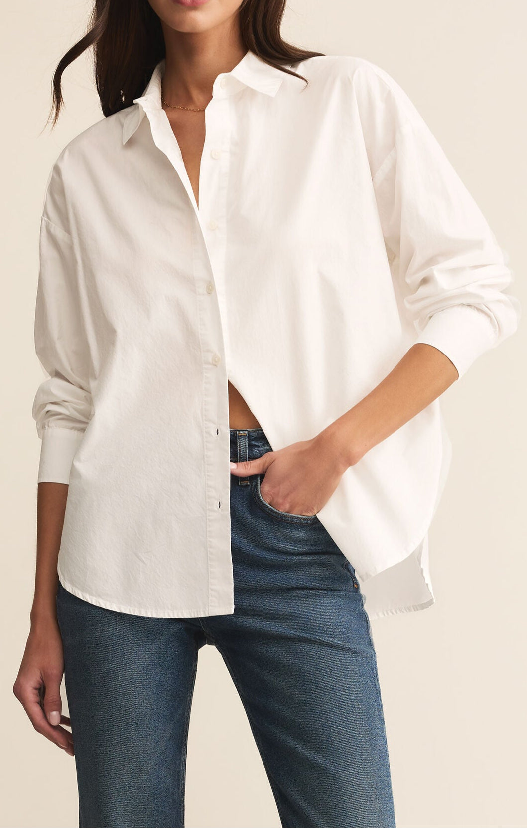 Elevated Poplin Shirt - Brazos Avenue Market 
