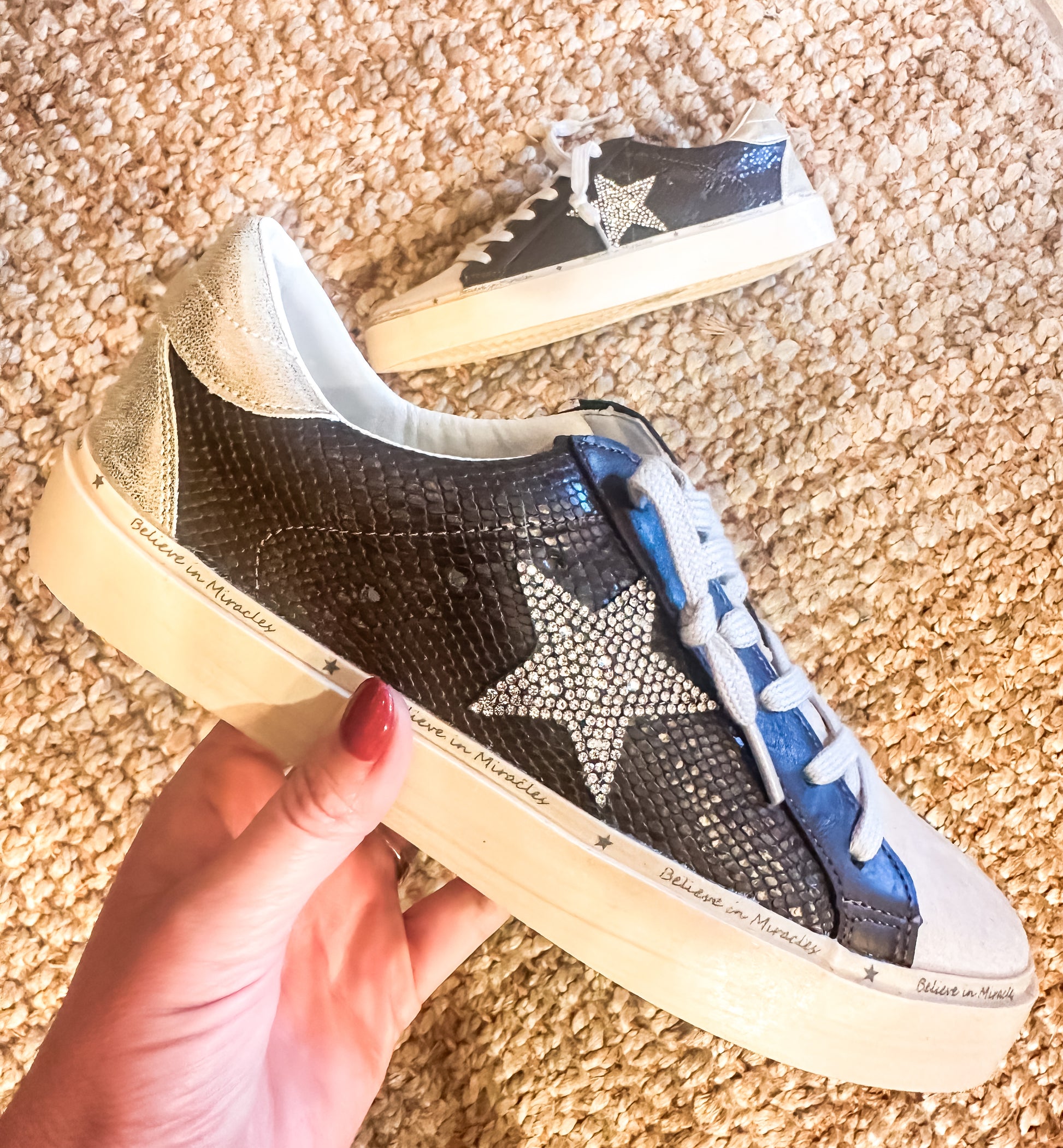 Gaby Brown Sneaker - Brazos Avenue Market 