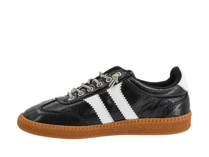 Corky's Heads Up Black Metallic Sneaker