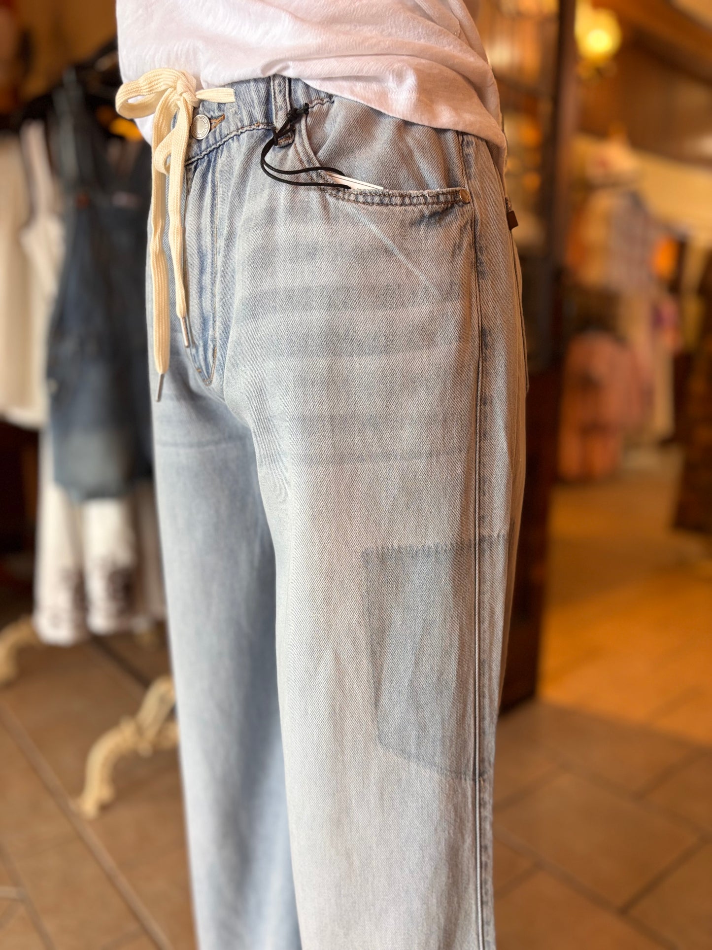 Judy Blue High Waist Palazzo Pant