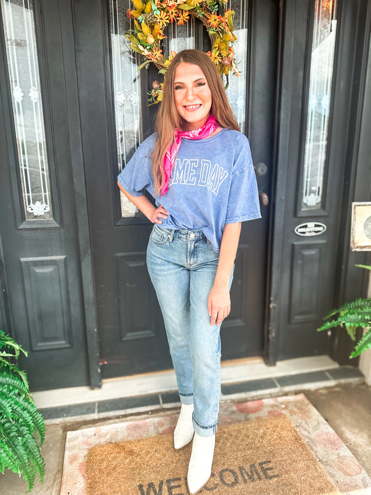 Gameday Cropped Tee - Brazos Avenue Market 