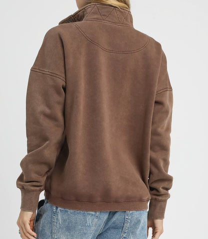 Half-Snap Pullover - Brazos Avenue Market 