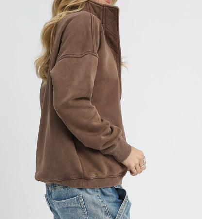 Half-Snap Pullover - Brazos Avenue Market 