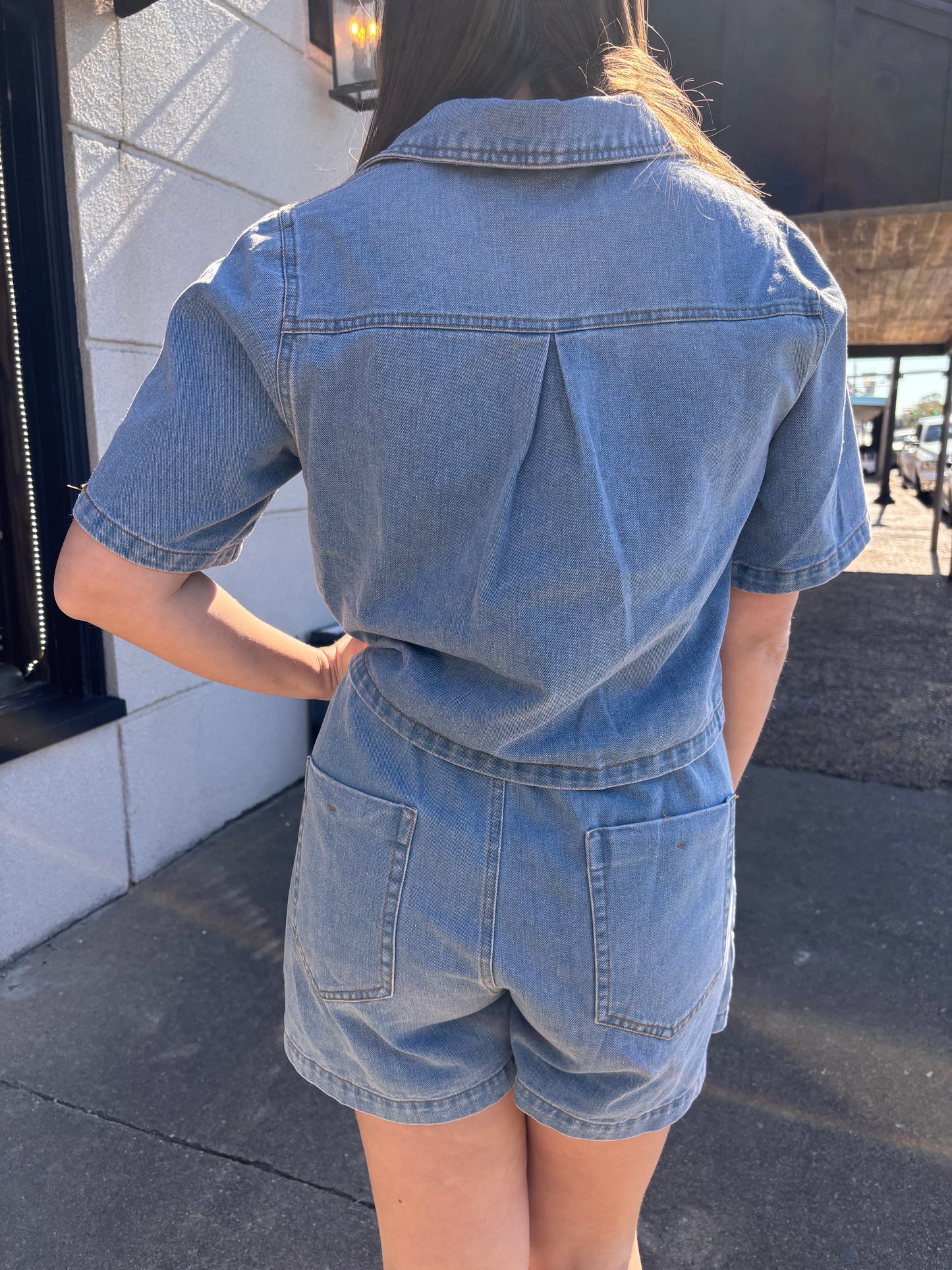 The Weekend Wear Denim Top