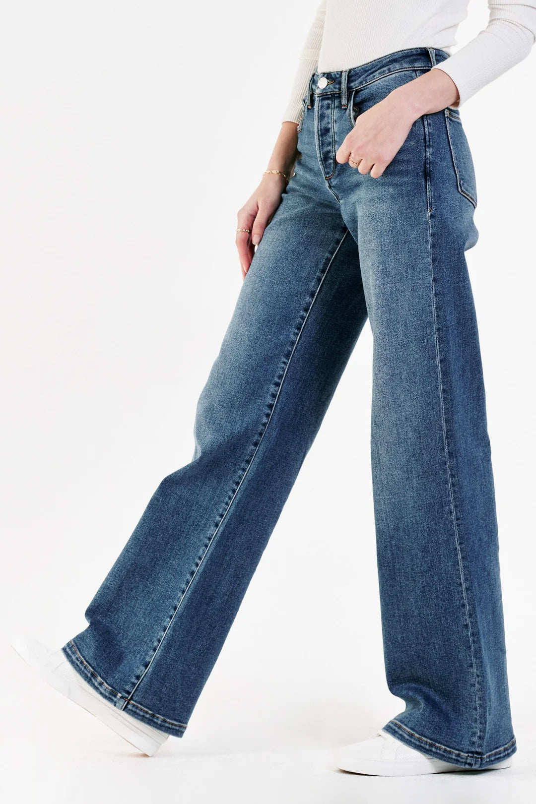 Farrah High Rise Jeans - Herrin - Brazos Avenue Market 