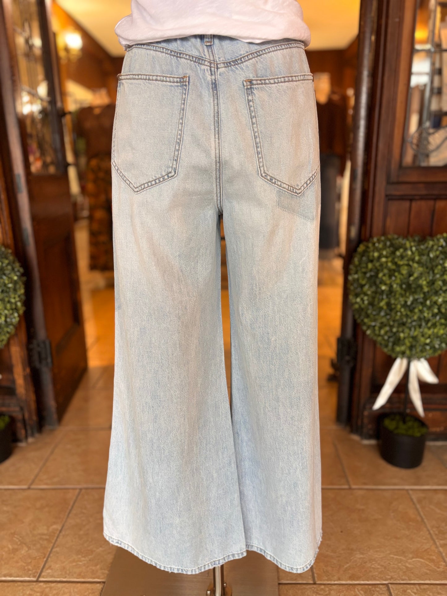 Judy Blue High Waist Palazzo Pant