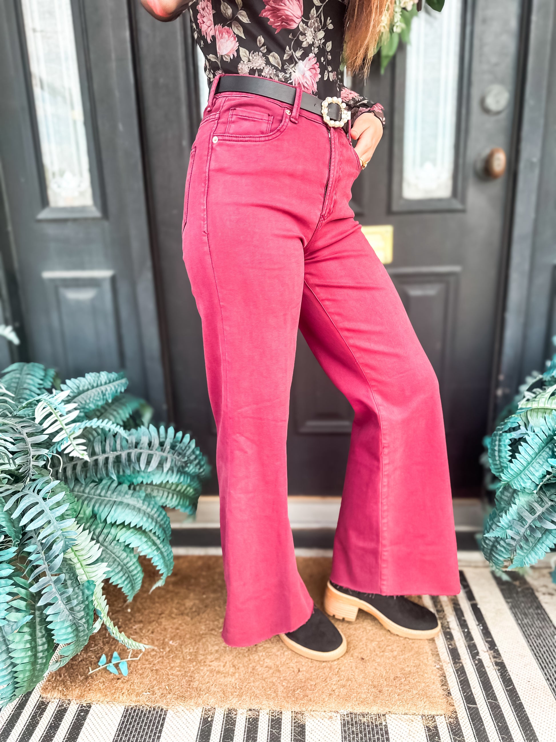 Dear John Denim Fiona Jeans - Fig - Brazos Avenue Market 