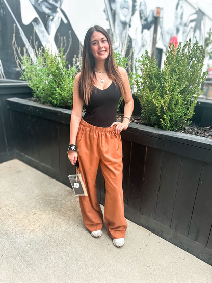 Paris Pant - Brown Sugar - Brazos Avenue Market 