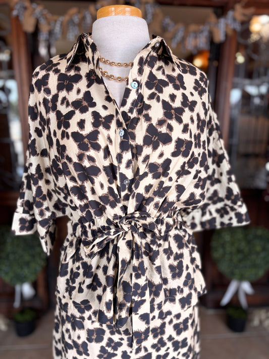 Leopard Print Top