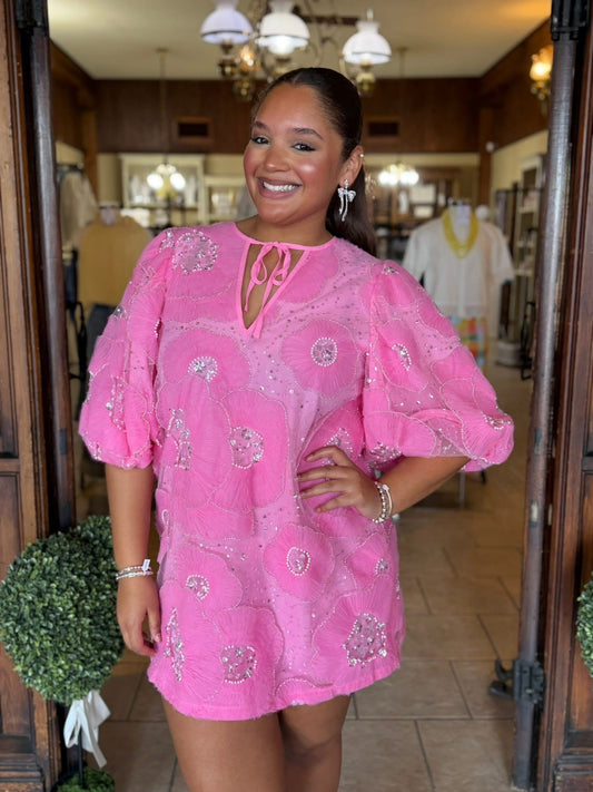 Deb Mini Dress - Pretty in Pink