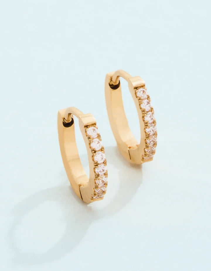 Sunrise Hoop Earrings 13mm