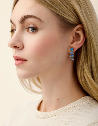 Lee Earrings Blue