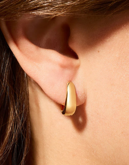 Chatham Hoop Earrings 14mm