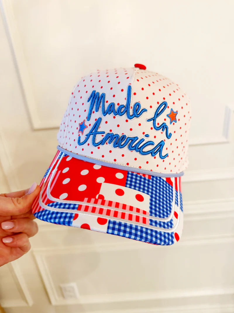 Patchwork Made in America Hat - Brazos Avenue Market 
