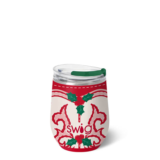 Howdy Holly Stemless Wine Cup 12oz - Brazos Avenue Market 