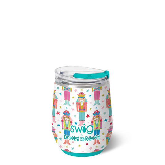 Nutty Holidays Stemless Wine Cup 12oz - Brazos Avenue Market 
