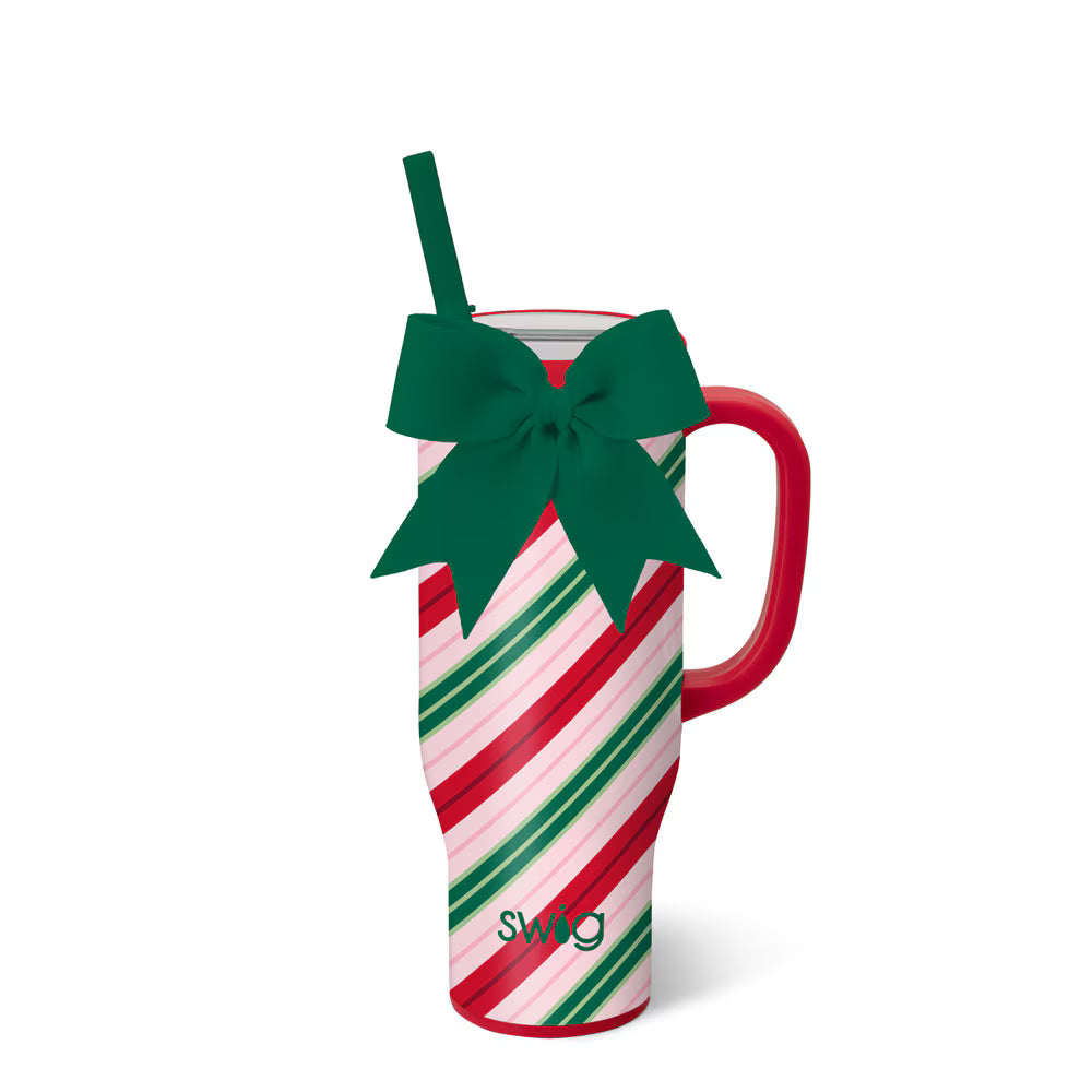 Candy Cane Lane Mega Mug 30oz - Brazos Avenue Market 