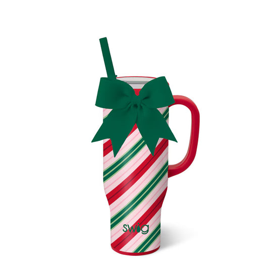 Candy Cane Lane Mega Mug 30oz - Brazos Avenue Market 