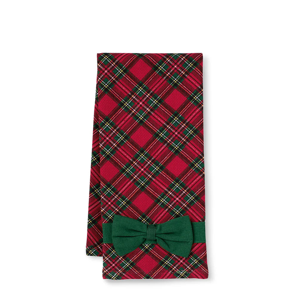 Christmas Plaid Tea Towel - Brazos Avenue Market 