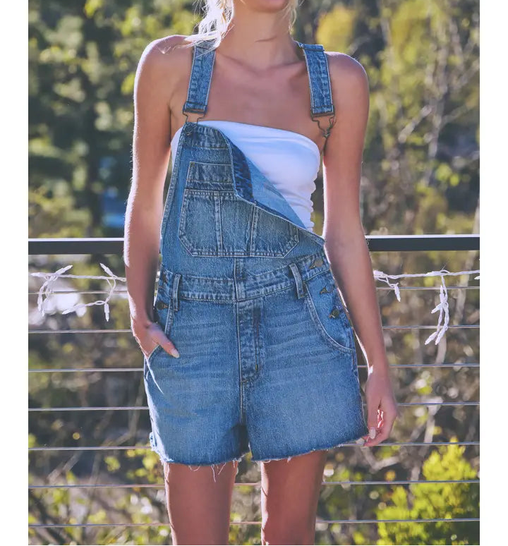 Cello Denim Overalls - Brazos Avenue Market 