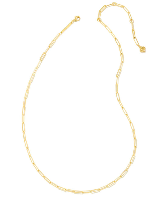 Courtney Paperclip Necklace - Brazos Avenue Market 
